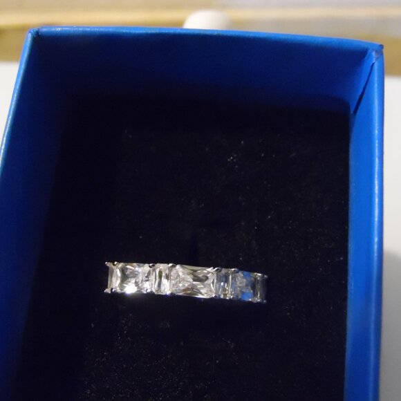 Radiance by Absolute Simulated Diamond Ring & Eternity Band Size 9 - Picture 3 of 5